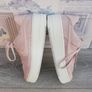 Nike Air Force 1 low sage ladies sneakers beige/pink UK 5 Image 4