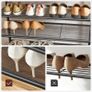 Coat Stand Rack wider version  80 x 15 x 1.5 cm (L x W x H) Image 6