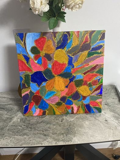 hand painting canvas