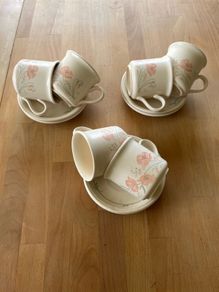 Cups and Saucers, set of 6