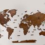 2D Premium Wooden World Map Country Borders US and Canada States Borders Country Names Country Capital Names 400 World Biggest City Names Image 5