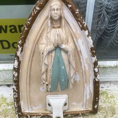 1958 virgin mary wall hanging free postage