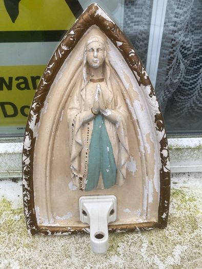 1958 virgin mary wall hanging free postage