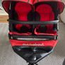 Out and about double with 2xfoot muffs, new rain cover and shopping basket (removable) Image 2