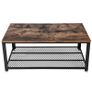 New Coffee Table Storage Shelf Industrial Antique - FREE P&P Image 6