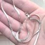 Sterling silver ladies  necklace chain Image 7