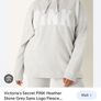 Victoria Secret PINK hooded jumper in baby blue  L (10) 12-14 (16) Brand New Image 2
