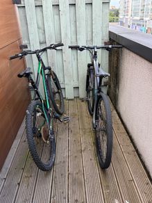 Cube and Carerra bikes