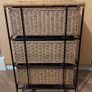 x2 Set of Wicker 3 Tier Drawers Image 9