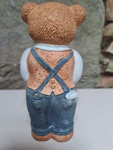 W Widdop Clock Teddy bear