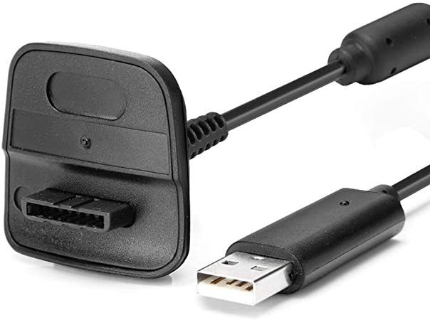 Xbox 360 Wireless Controller Gamepad Black + USB Cable