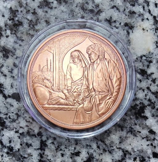 Set of Five Austria 10 Euro Copper Coins Uncirculated Knights Tales
