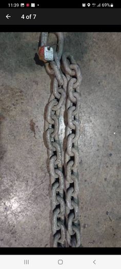 Crane chain heavy duty