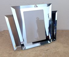 Vintage mirrored photoframe