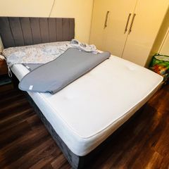 New double bed with mattress for sale