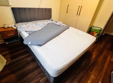 New double bed with mattress for sale
