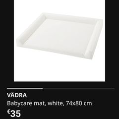 Baby changing mat plus cover IKEA