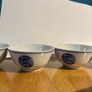 Vintage koi fish Chinese rice bowls and spoons Image 2