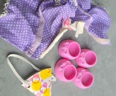 Partytime Party Time- incomplate Playwear Ponywear Outfit MLP G1 My Little Pony Accessories