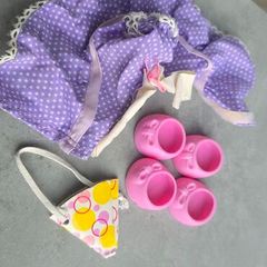 Partytime Party Time- incomplate Playwear Ponywear Outfit MLP G1 My Little Pony Accessories
