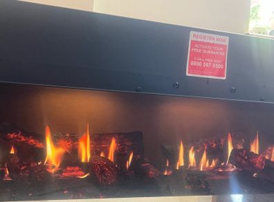 PGF20 Opti-V Electric Wall Mounted Fire