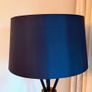 Black & Gold Tripod Floor Lamp Image 3