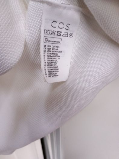 Cos White 100% Cotton Top M
