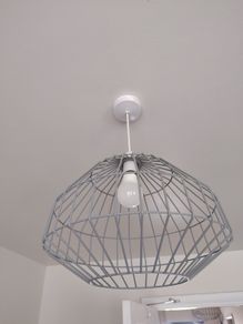 2x ceiling light shades