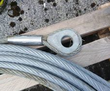 winch rope 55m approx 8 tn