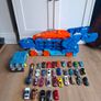 HotwheelS t-rex transporter and cars Image 2