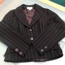 Vintage John Rocha Couture Designer Skirt Suit Dark Brown Size 10 Image 3