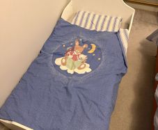 Wooden Toddler bed and mattress
