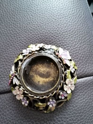 beautiful brass candle holder