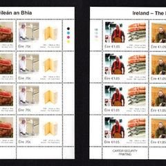 2015 Ireland The Food Island Commemorative Stamp Sheetlet Plate 1B1B1B1B Mint Never Hinged (MNH)
