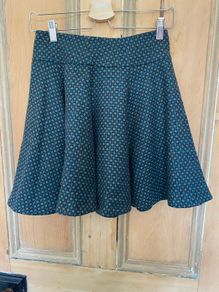 Oasis tweed swing skirt