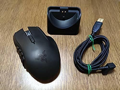 Razer Naga Epic Chroma Wireless Gaming Mouse With Cradle For PC Computer 19 Buttons - 8,200