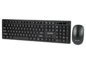 New USB 2.4 GHz Wireless Black PC Computer Laptop Keyboard + Mouse Set #1200