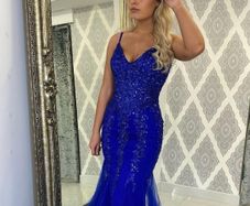 Rosies Closet Royal Blue Debs Dress