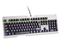 main image for ad New 104 Keys QWERTY Wired LED Mechanical Gaming PC USB Metal Keyboard # 1500
