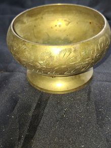 Beautiful 2 Old Brass Trinket Dishes, Postage Available
