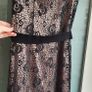RENATA NUCCI black and taupe dress Sz 14 UK - Bnwt Rrp 239 Sterling Image 10