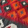 Large Vintage Handwoven Tribal Kilim Rug Wool Flatweave (203x275cm) Image 4