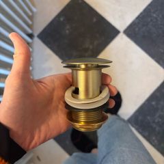 waste fitting brass Aqualla