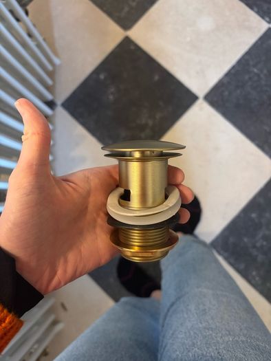 waste fitting brass Aqualla