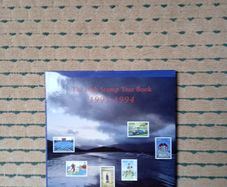 An Post stamp year book 1993-1994 complete with stamps issued.