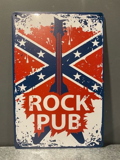 Rock Pub Tin Metal Sign