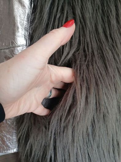 Urbancode London coat Genuine leather& faux fur New with tags