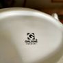 Pristine White Salad Sharing Bowl by Galzone Denmark with Handles Image 6