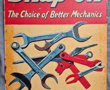 Snap on tools , vintage style metal sign .