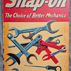 Snap on tools , vintage style metal sign .